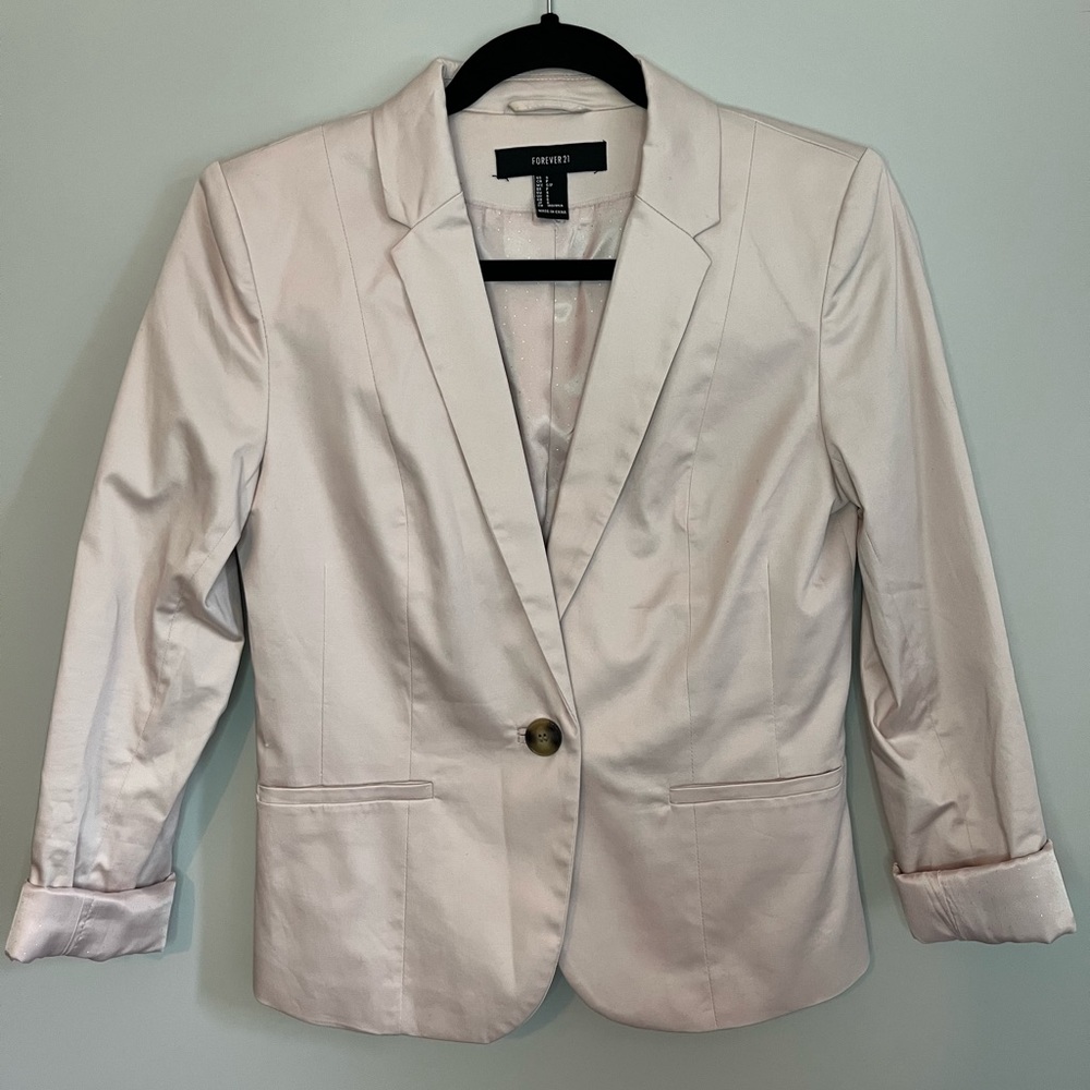 Forever 21 - Light Pink Blazer - Small